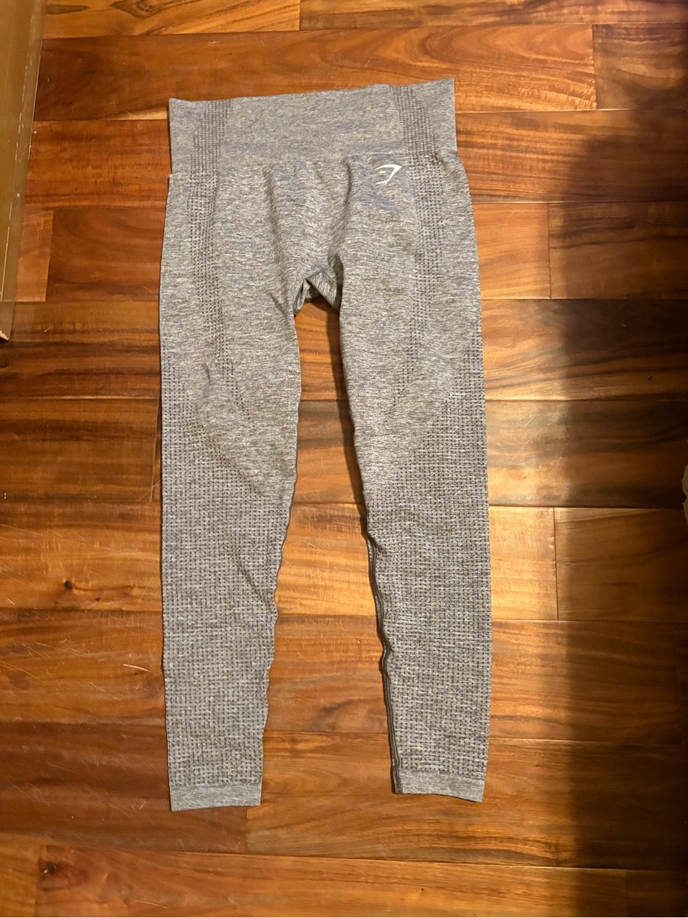 Gymshark Seamless Leggings Women’s Gray High Rise Performance Lifting (1303)